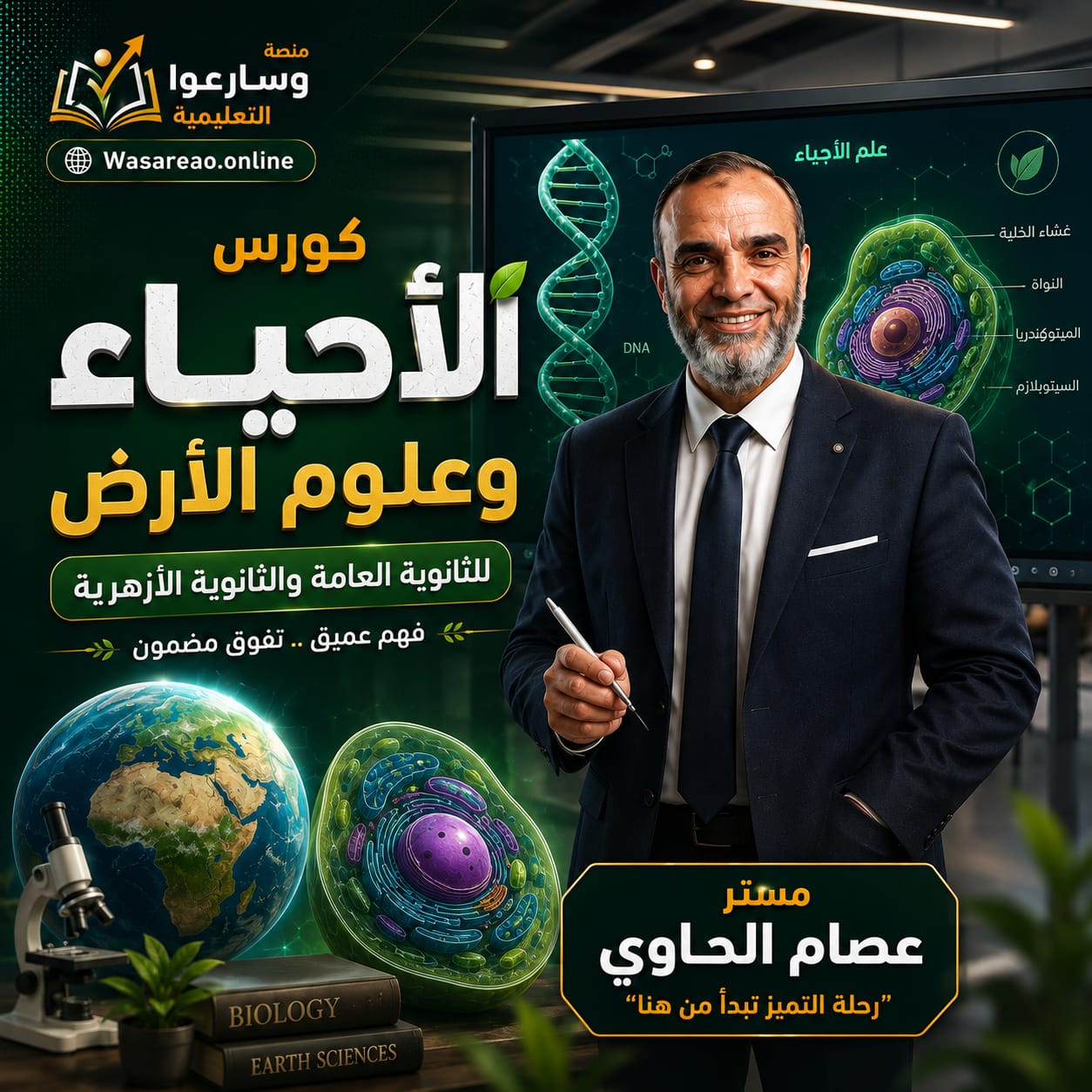 كورس الأحياء وعلوم الارض